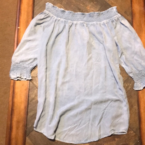 Boho denim top - Picture 2 of 3